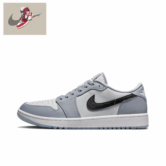 NIKE Air Jordan 1 Low Golf Wolf Grey ของแท้ 100 %
