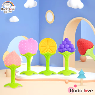 DODOLOVE ยางกัดเด็ก ยางกัดผลไม้ก้านยาง ลดอาการคันเหงือก ฟันขึ้น นิ่มปลอดภัย *ไม่มีกล่องใส่สินค้า*