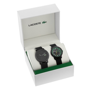 LACOSTE Father&amp;Son L.12.12 Giftset รุ่น LC2070024 นาฬิกาข้อมือ สายซิลิโคน