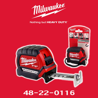 MILWAUKEE ตลับเมตร รุ่น Compact Magnetic 5m/16ft 48-22-0616 , 8m/26f 48-22-0626