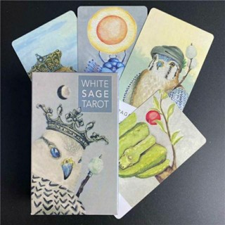 ไพ่ทาโรต์ฝึกหัดอ่าน White Sage Tarot **แถมไฟล์คู่มือภาษาไทย** พร้อมส่งทุกวันทำการ