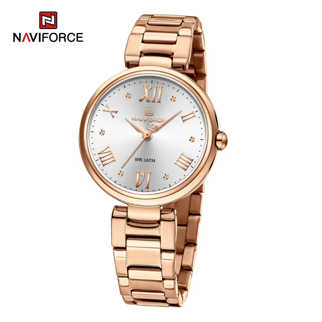 Naviforce รุ่น NF5030 นาฬิกาข้อมือผู้หญิง Naviforce แบรนด์จากญี่ปุ่น ของแท้ประกันศูนย์ไทย 1 ปี