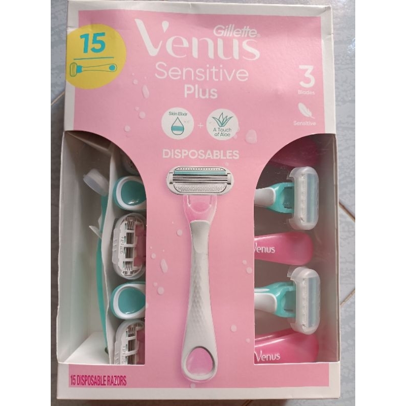 Gillette Venus Sensitive Plus มีดโกน *ขายเป็นชิ้นไม่มีกล่อง*