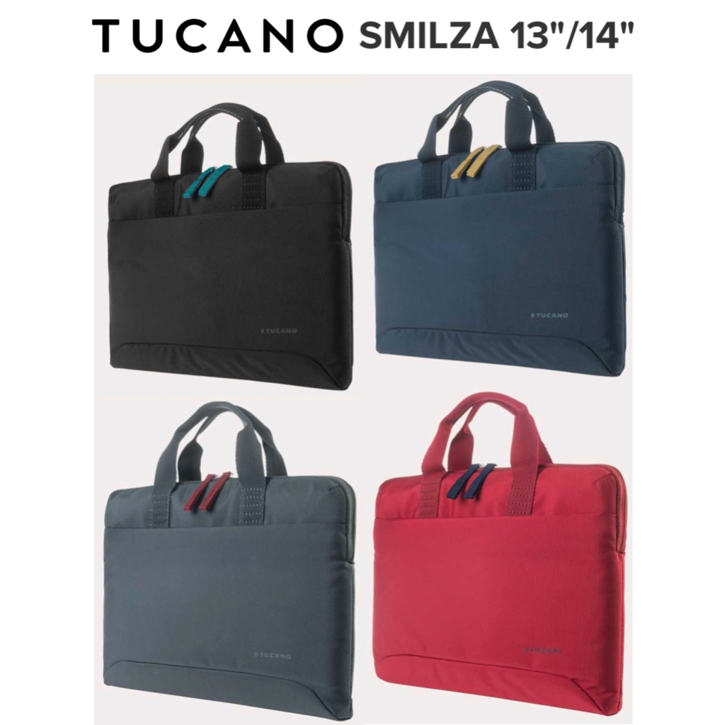 TN Smz กระเป๋าบางเบาใส่โน้ตบุ๊ค 13”/14” และ 15"/16" ยี่ห้อ Tucano SMILZA Super Slim Bag ของแท้ 100%