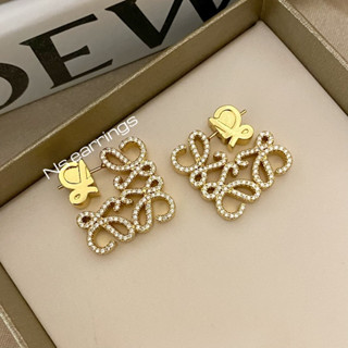 NS.EARRINGS | NS0196 - Pave Anagram earrings