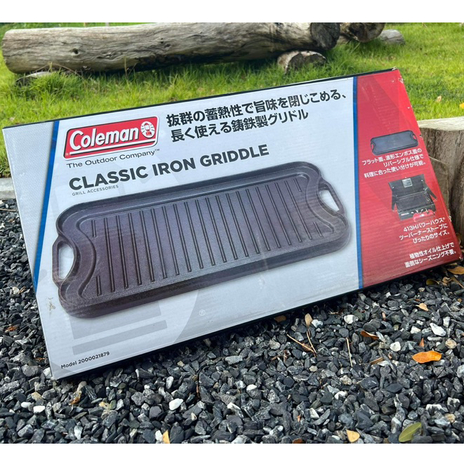 Coleman JP Classic Iron Griddle กระทะเหล็กหล่อ