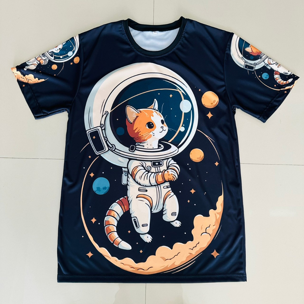 เสื้อยืดลายน้องแมวนักบินอวกาศ ลายใหม่ล่าสุดสุดน่ารัก – โปรปัง
