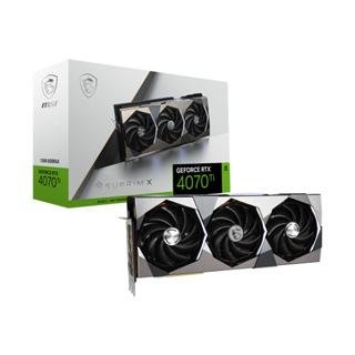 VGA(การ์ดจอแสดงผล) MSI RTX 4070 TI SUPRIM X 12G WARRANTY 3Y