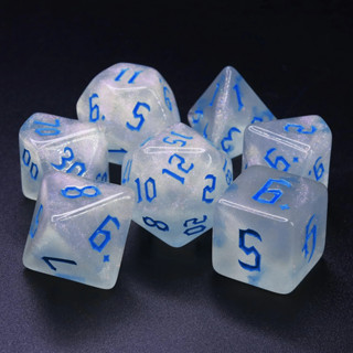 Arcane Aurora Dice Set of 7 | ลูกเต๋า Dice For DnD D&amp;D MTG RPG TRPG เกมกระดาน บอร์ดเกม Game ไพ่ทาโรต์ Magic เมจิก