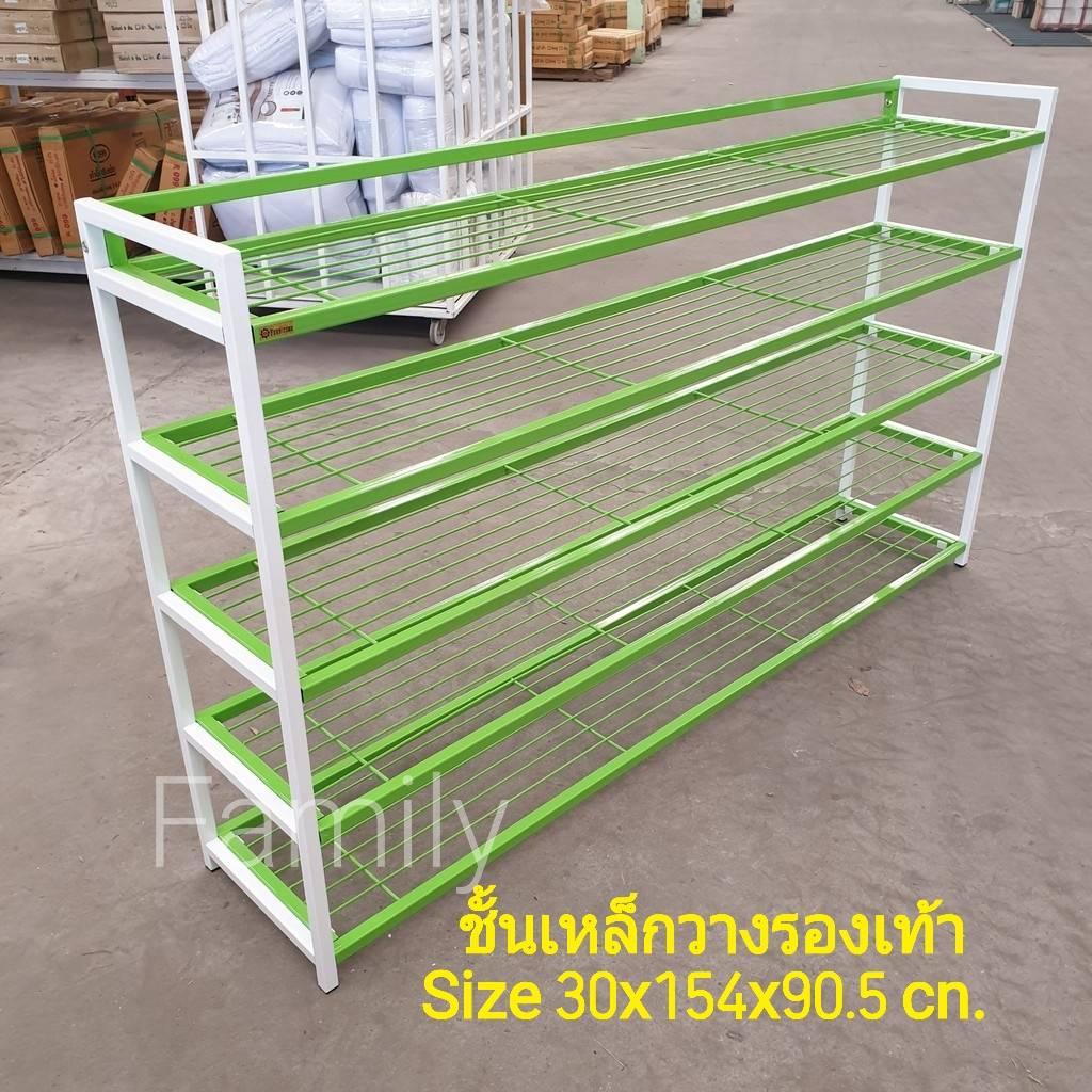 ชั้นวางรองเท้า เหล็กทั้งตัว ขนาด150cm. มี3สี