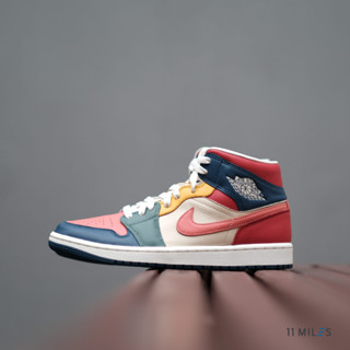 รองเท้าผ้าใบผู้หญิง Air Jordan 1 Mid SE ของแท้ 100%