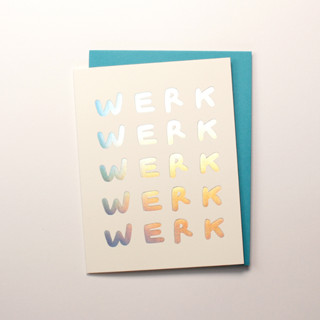 Pianissimo Press การ์ดอวยพร Werk Werk Werk Werk Werk