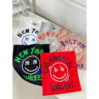 พร้อมส่ง🧸เสื้อยืดโอเวอร์ไซส์ Oversize cotton100% (MLB NEW YORK)