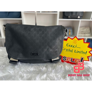 GUCCI GG Imprime Shoulder Bag Crystal