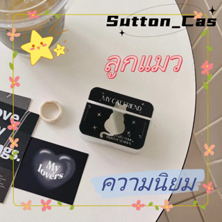 ❤️ส่งของขวัญ❤️ เคสแอร์พอด 1 2 แฟชั่น การ์ตูน ลูกแมว เคส AirPods 3 pro สไตล์คู่รัก ฤดูร้อน case for AirPod Pro2 AirPods