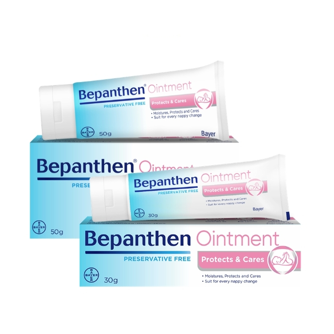 Bepanthen Ointment - บีแพนเธน ออยเมนท์ ปกป้องและบำรุงผิวใต้ผ้าอ้อม