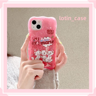 🎁ส่งของขวัญ🎁เคสไอโฟน สำหรับ 11 13 for iPhone Case 14 12 Pro Max  สีชมพู น่ารัก ตลก ลูกแมว กันกระแทก ปกป้อง เคสโทรศัพท์