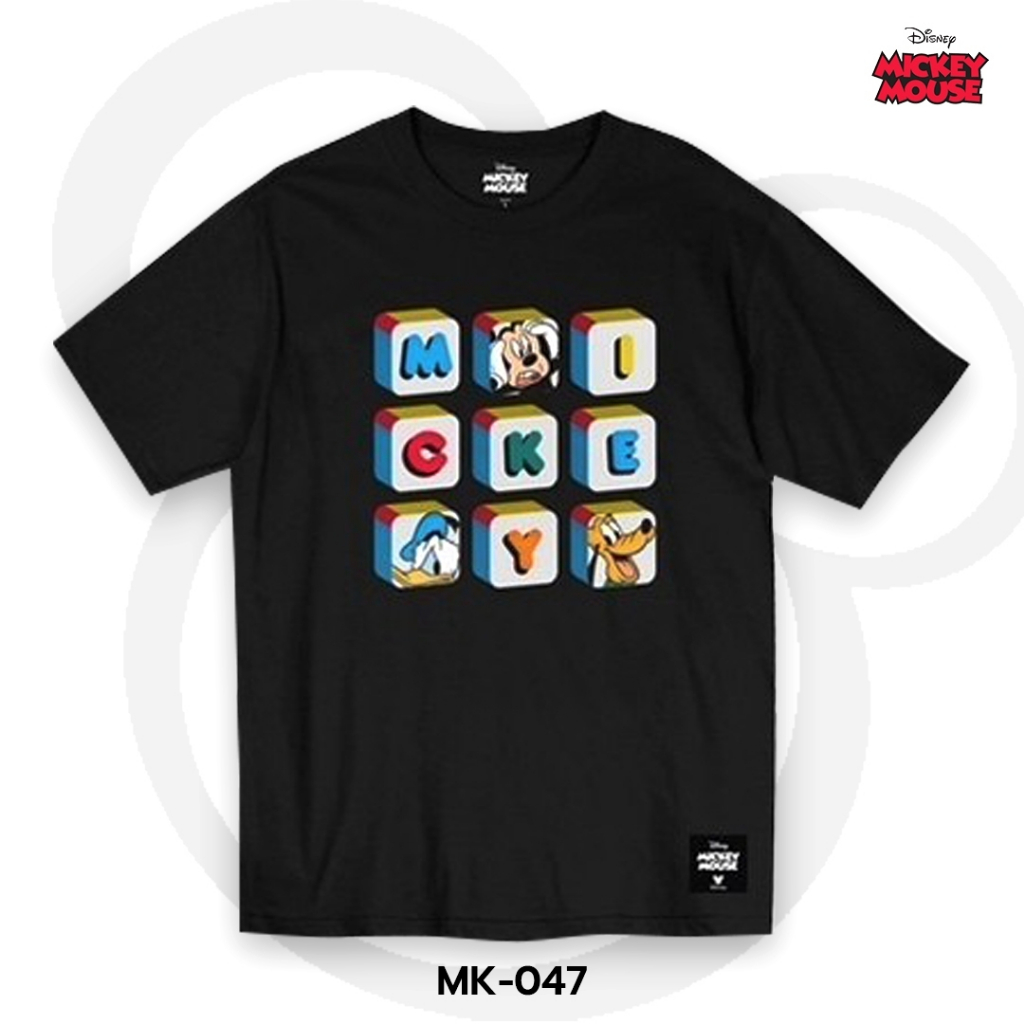 Power 7 Shop เสื้อยืดการ์ตูน มิกกี้เมาส์ ลิขสิทธ์แท้ DISNEY (MK-047)