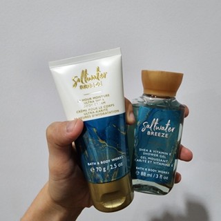 Bath &amp; Body Works SALTWATER BREEZE บอดี้ครีม ครีมอาบน้ำ