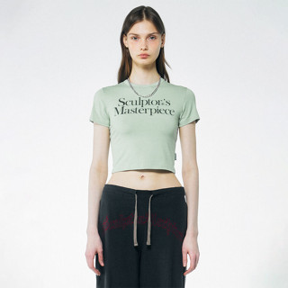 Sculptor Masterpiece Crop Tee (Mint, Black, White)