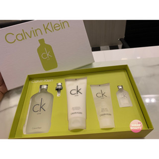 CALVIN KLEIN CK One EDT 200ml น้ำหอม(ขายยกเซ็ต) มีบอดี้โลชั่น บอดี้วอชและขนาดพกพา