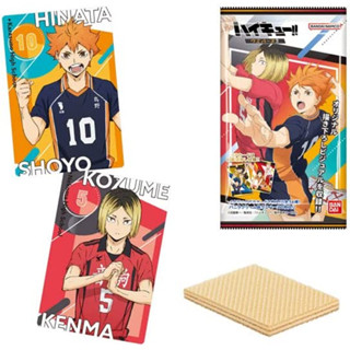 【Direct from japan】Haikyuu!! เวเฟอร์ 3 กล่อง 20 ชิ้น (ของเล่นลูกอม)