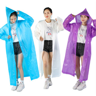 so58 กันน้ำ เสื้อกันฝนแบบหนา สําหรับผู้ใหญ่ สีสดสดใส (คละสี)
