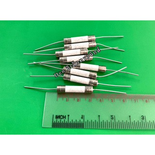 (ราคาแพ็ค10ชิ้น) ฟิวส์ เซรามิก แบบมีหาง6x30mm กระเบื้อง มี 12A 15A 20A 25A 30A 250V