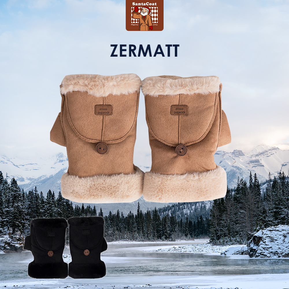 Zermatt ถุงมือกันหนาวบุขน กันหนาวถึง-10c เล่นมือถือได้ไม่ต้องถอดถุงมือ ให้คุณสัมผัสความอบอุ่นจรดปลายนิ้ว