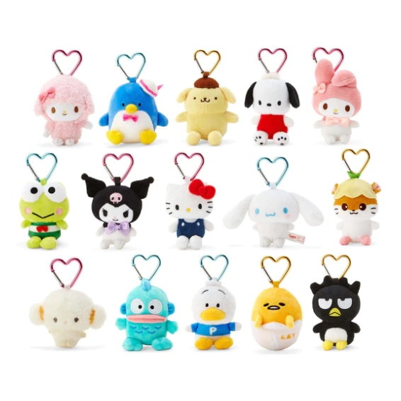 [พร้อมส่ง] พวงกุญแจตุ๊กตา sanrio