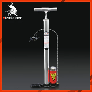 MUSCLE COW สูบลมรถมอไซค์ ที่สูบลมจักรยาน ที่สูบลม ระบบซัพแรง สูบนิ่มมือ ผู้หญิงสูบได้สบาย ปั้มลมยาง ติมลมมอเตอร์ไซค์ ได้