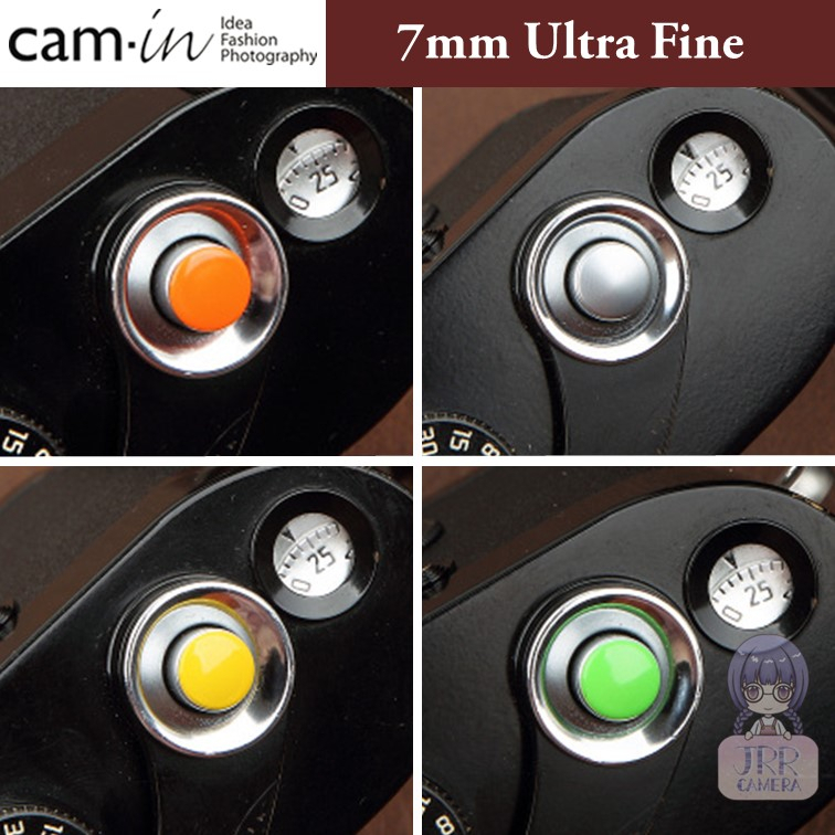 Cam-in Soft Shutter Release 7 mm Ultra Fine พร้อมยาง O-Ring by JRR / Cam-in Soft Release 7 mm Ultra 