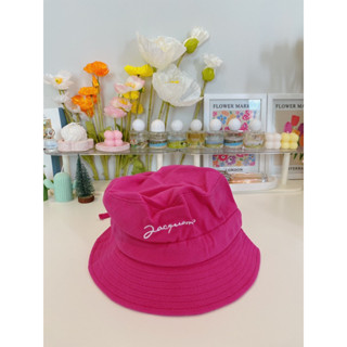 หมวก jacquemus bucket สีชมพูบานเย็น