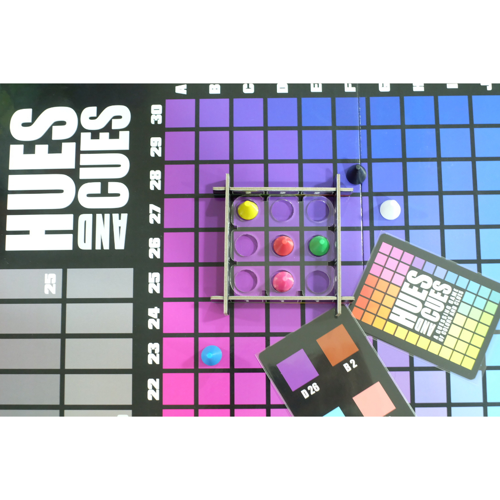 [Laser - Cut] Hues and Cues Board Game [TH/EN] : Acrylic Score Track - แผ่นอะคริลิคนับคะแนน สำหรับเกมสีสันบันเทิง