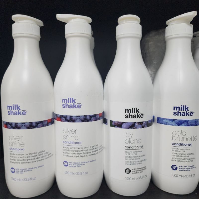 Milk Shake *Shampoo,Conditioner 1000ml* SIVER SHINE /ICY BLOND /COLD BRUNETTE /COLOUR CARE /CURL PASSION /MOISTURE PLUS