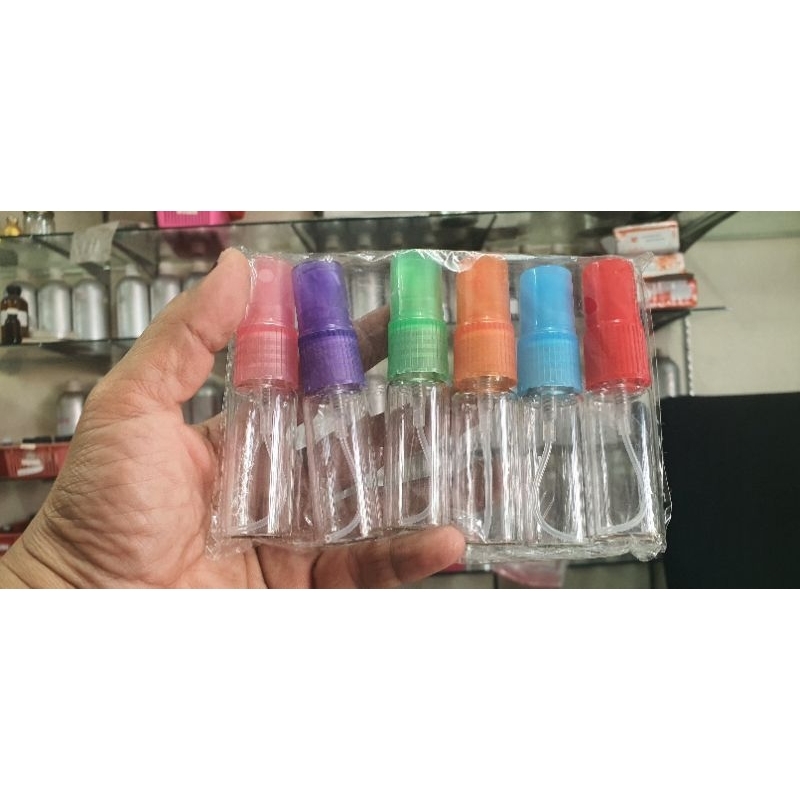 ขวดสเปรย์แก้วใสฝาพลาสติก 15 ML โหลละ 50 บาทมีจำหน่ายยกลัง