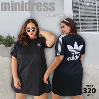 ☀️☀️minidress มินิเดรส คอกลม