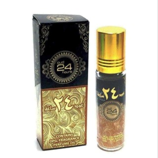 น้ำหอมอาหรับชนิดลูกกลิ้ง กลิ่น OUD 24 HOURSบรรจุ 10 มิล ขนาดพกพาสะดวก นำเข้าจาก UAEOud 24 hours 10ML