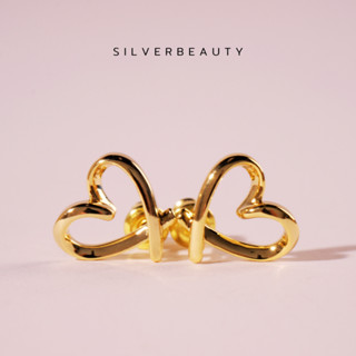 โค้ด SILV45 ลด45.- Silver beautyต่างหูหัวใจเรียบเกลี้ยงE08305