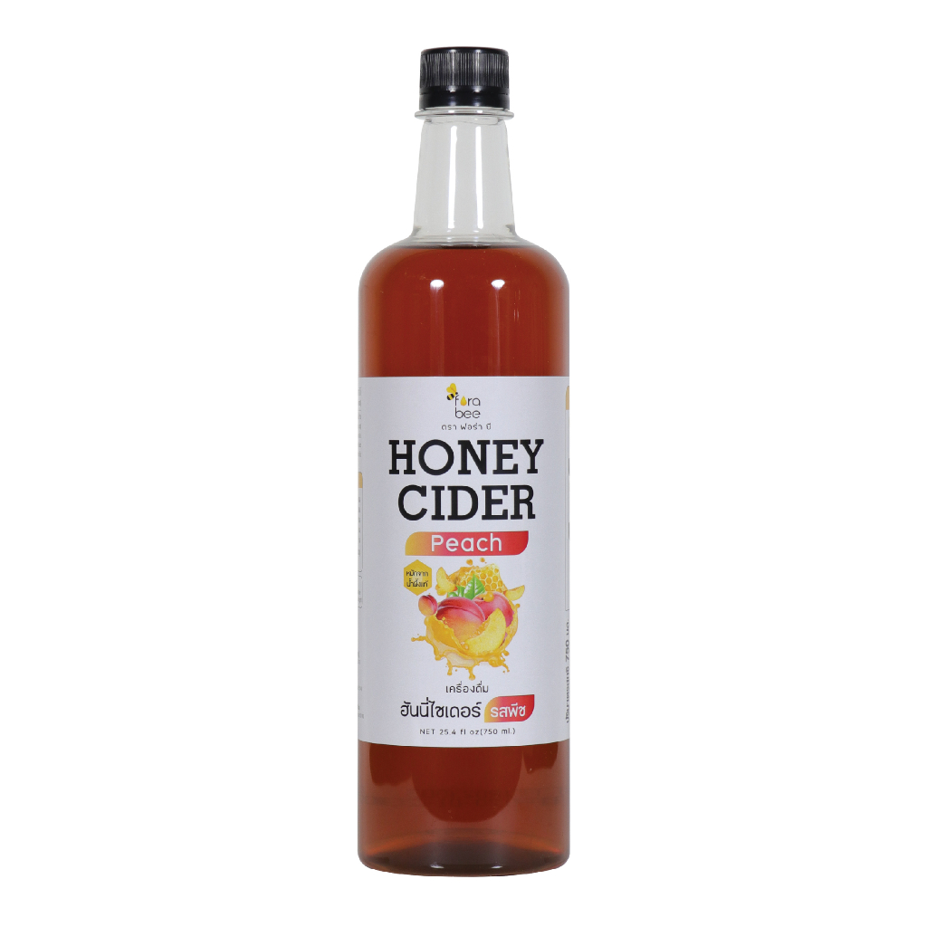Fora Bee เครื่องดื่มฮันนี่ไซเดอร์ รสพีช 750 มล.