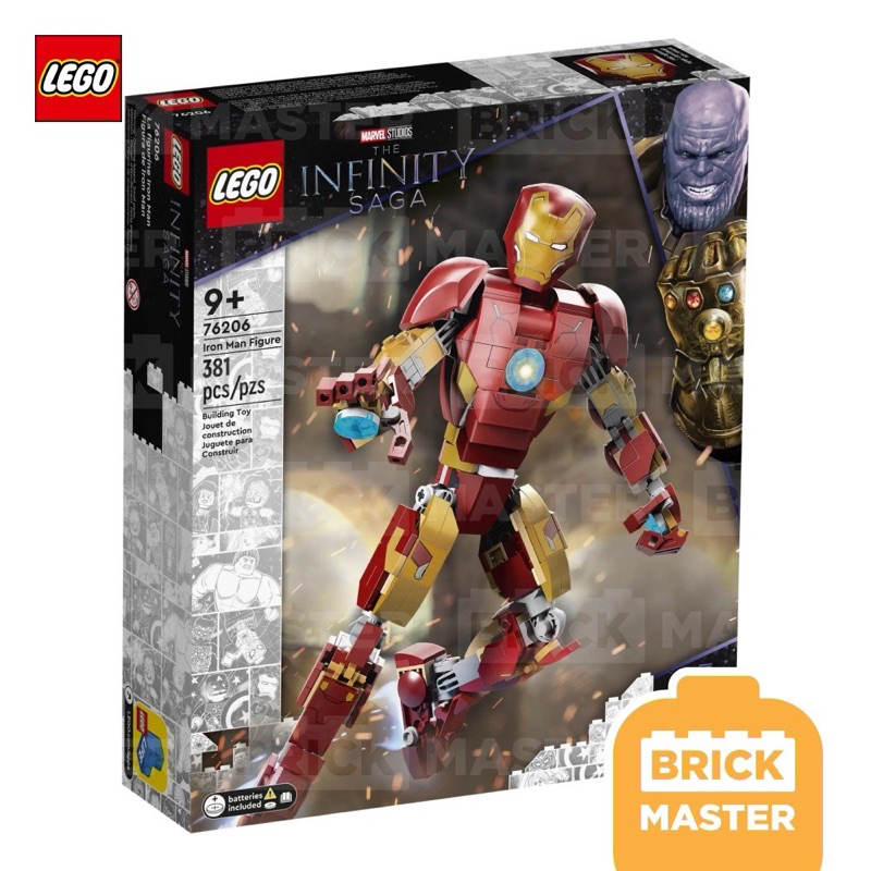 Lego 76206 Iron Man Figure Marvel Avenger (ของแท้ พร้อมส่ง)