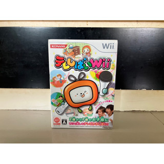 Konami Tele Shibai Wii Wii Japan Version พร้อม Microphone แผ่นเกม สภาพดีเลยค่ะ กล่องยังคม สินค้าแท้ จากญี่ปุ่น