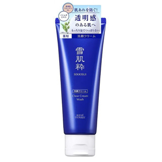 (พร้อมส่งในไทย+ของเเท้นำเข้าญี่ปุ่น) Kose Sekkisui Clear Cream Wash M 120 g