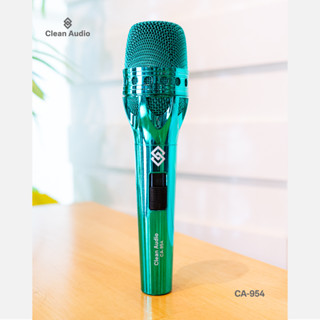 CLEAN AUDIO : CA-954 BLUE-GREEN DYNAMIC CARDIOID MICROPHONE