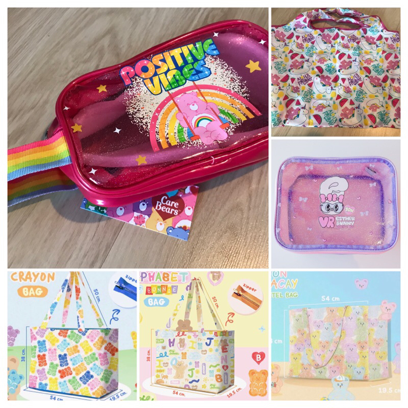พร้อมส่ง🌈 กระเป๋าน้อลหมีหลายค่าย CB / hej bonnie / ester bunny