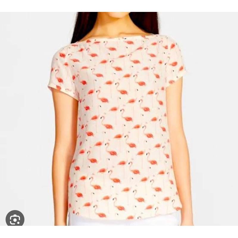 Kate Spade Flamingo เสื้อ size10 rare