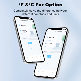 SMATRUL smart Tuya WiFi Temperature and Humidity Sensor TH08 เซ็นเซอร์วัดอุณหภูมิและความชื้น พร้อมหน้าจอแสดงผลเครื่องวัดอุณหภูมิความชื้นวัดอุณหภูมิความชื้นThermometer Hygrometer Sensor