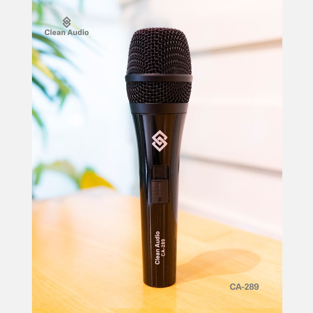 CLEAN AUDIO:CA-289 BLACK ไมโครโฟนไดนามิค Dynamic Microphone