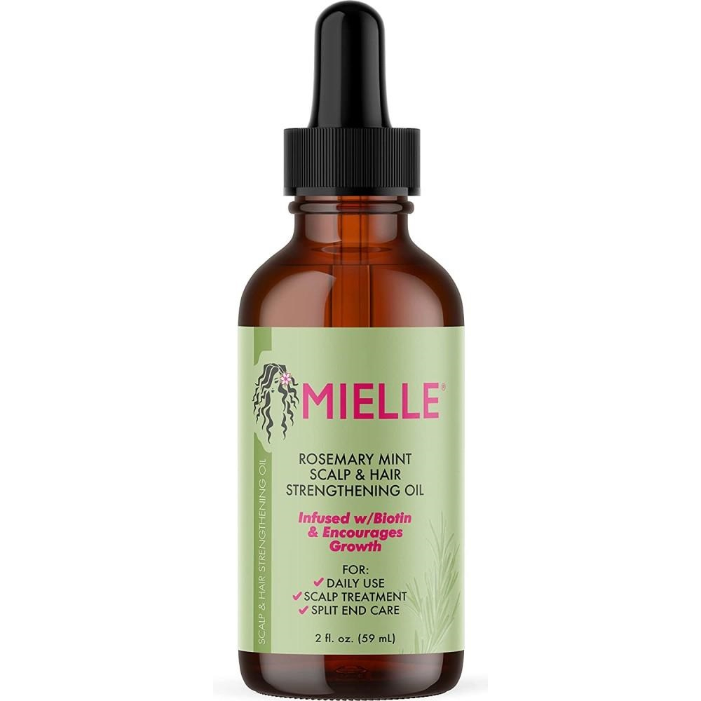 พร้อมส่ง ของแท้ Mielle Rosemary Mint Scalp & Hair Strengthening Oil 59ml (Original/Light)