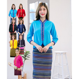 เสื้อพื้นเมืองผู้หญิงภูไท ไซส์ใหญ่พิเศษ